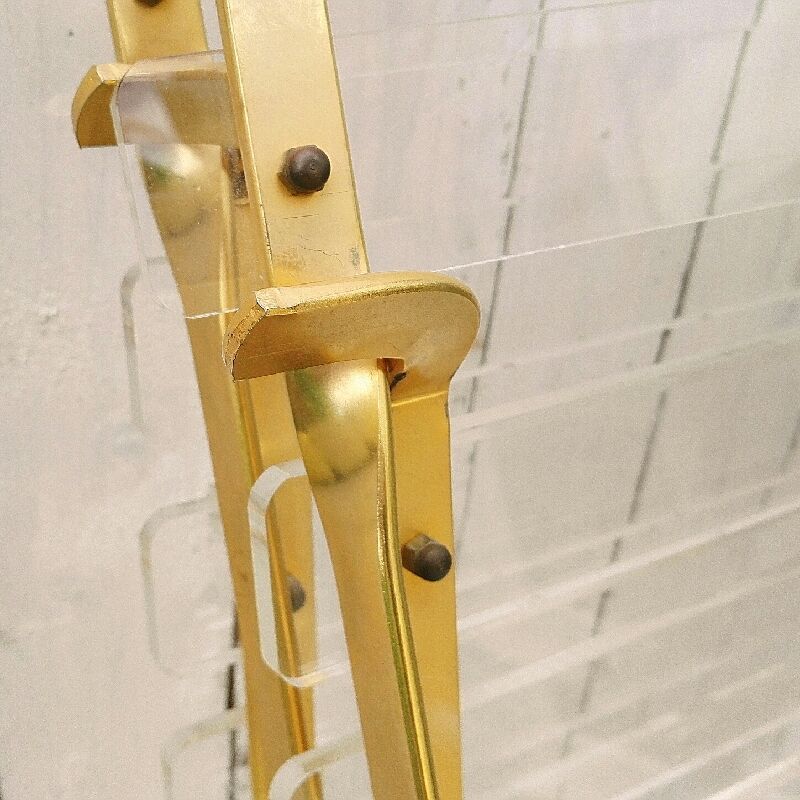 Pair of chairs in methcrylate Yonel Lebovici - Bernard Berthet (No.2)