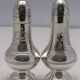 Pair of Old Salt shaker & Pepper Maker in Silver Metal