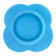 Assiette petit Plat faïence de Charolles bleu turquoise
