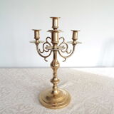 Brass chandelier 4 burners 3 branches