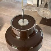 Brown Bumling pendant light by Anders Pehrson-Sweden 1960s