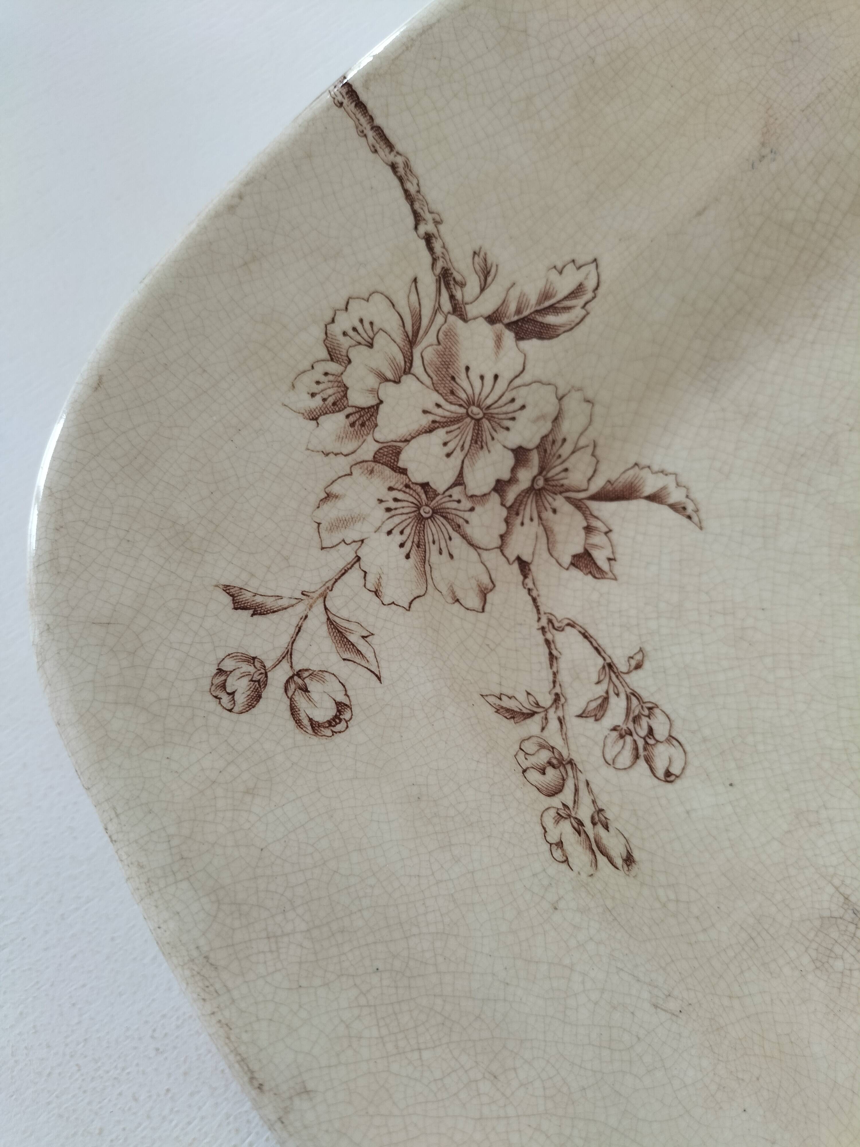 New Apple Blossom rectangular antique dish