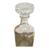 Vintage cut glass whiskey decanter