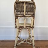 Old rattan chair