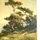 Tableau ancien impression d'art , paysage  Robert Woods 79x61 cm
