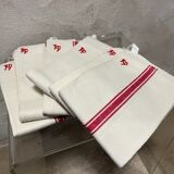 New old cotton and linen tea towels 1950/60