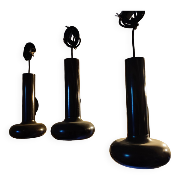 Suspension Lita, couleur chocolat, 1970