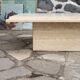 Table basse en travertin