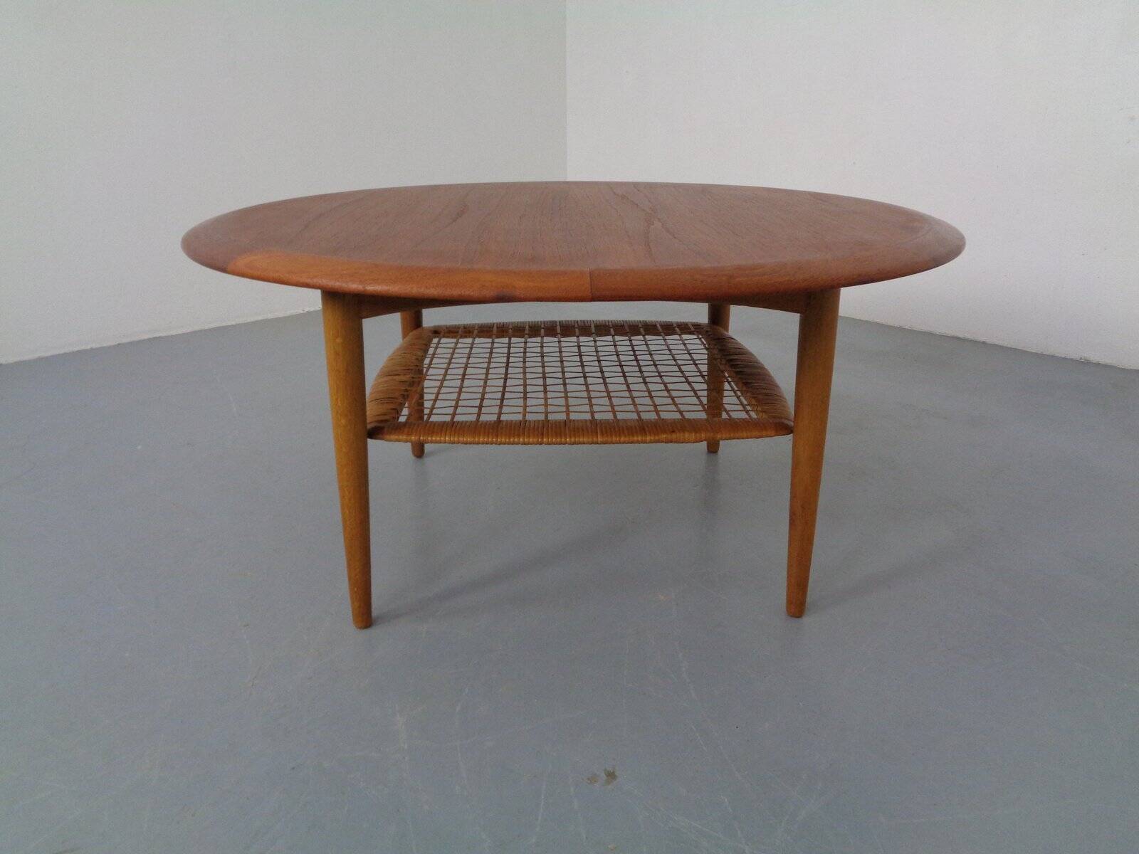 Teak Coffee Table by Johannes Andersen for CFC Silkeborg, Denmark, 1960s