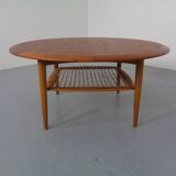Teak Coffee Table by Johannes Andersen for CFC Silkeborg, Denmark, 1960s