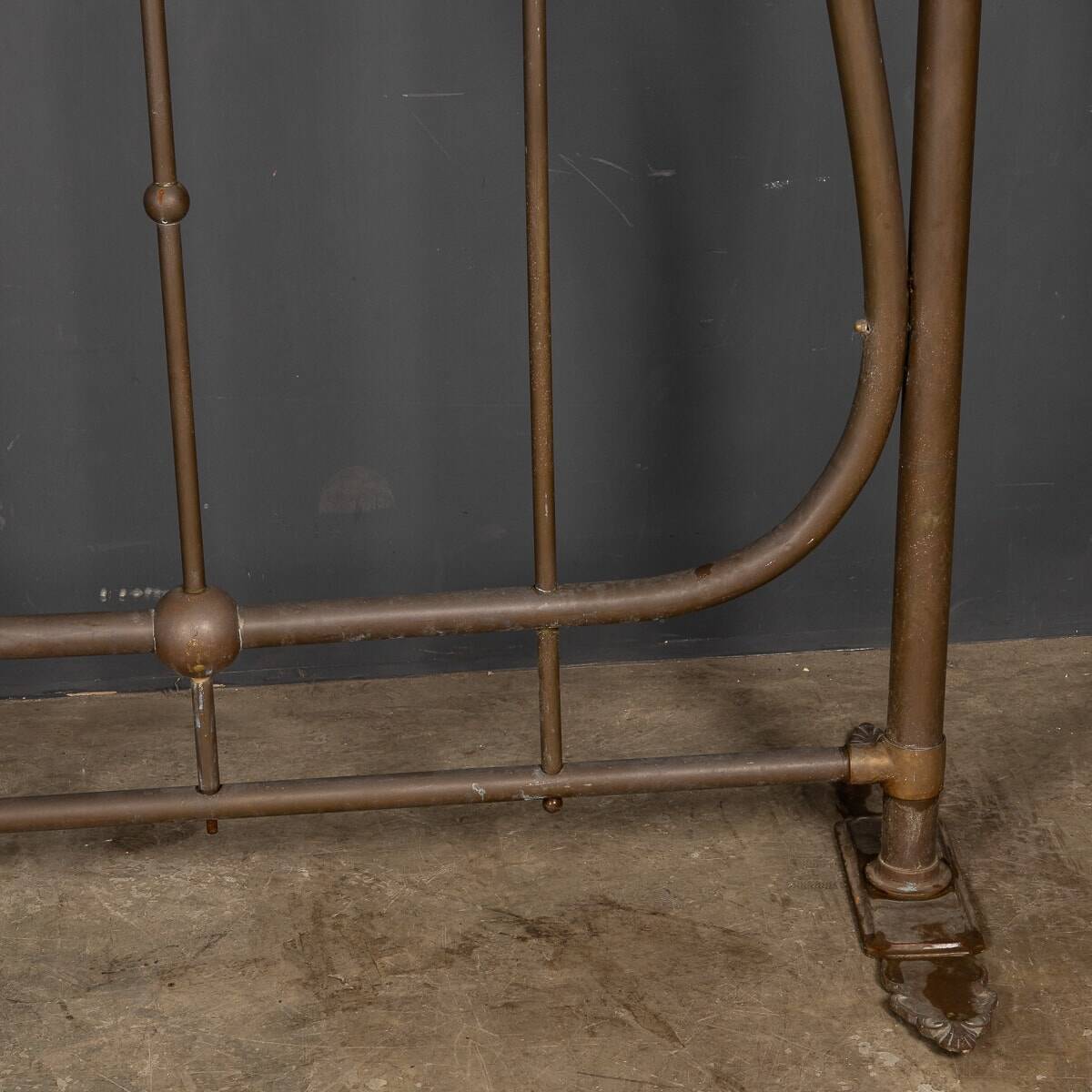 Antique 19thc victorian pair of brass coat stands c.1890