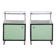 Bauhaus Side Tables in Chrome and Glass by Vichr a Spol., Czech, 1930s, Set of 2