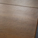 Extendable round dining table in oak, Denmark, 1970’s