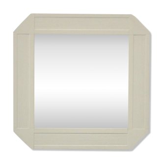 Miroir carré beige diamant