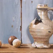 Still life with Jacoba jug and balls – Marjolein van den Berg, c. 2011