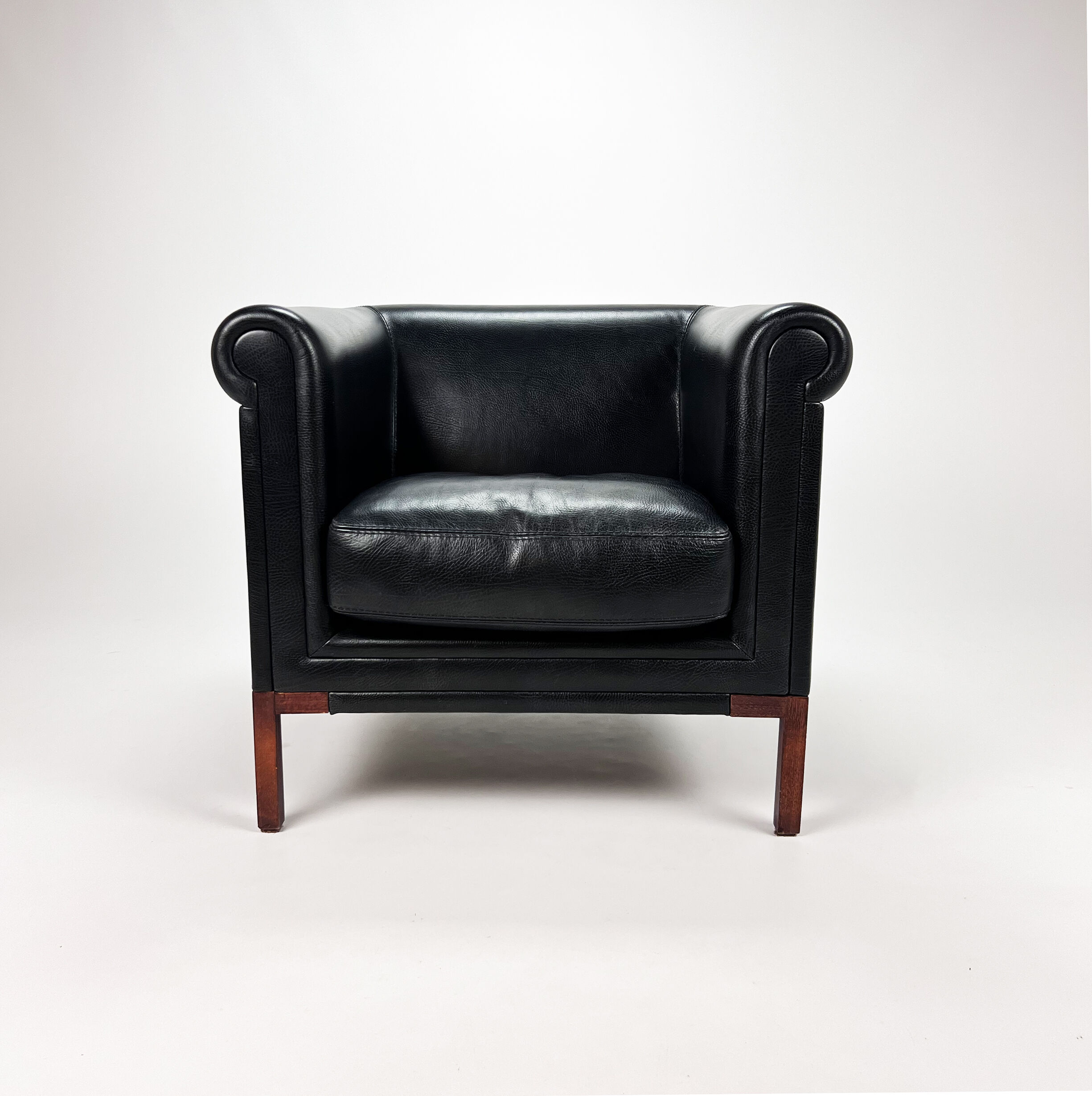 Leather Clubchair by Rivolta Italy, 1990s