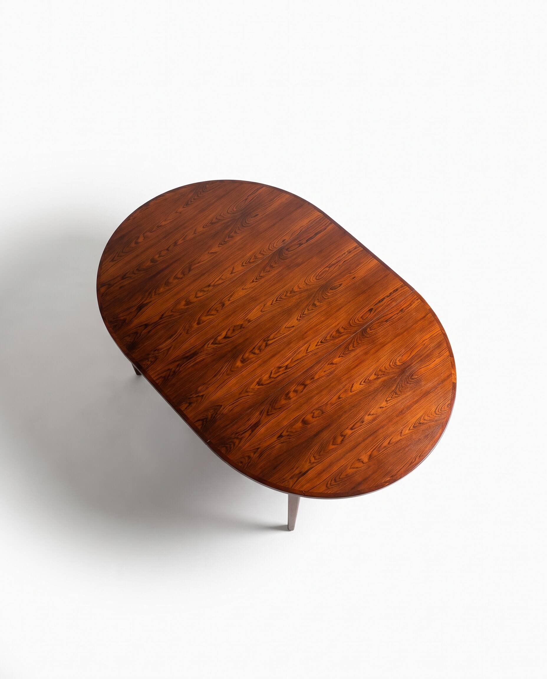 Table scandinave extensible en palissandre de Rio - 1960