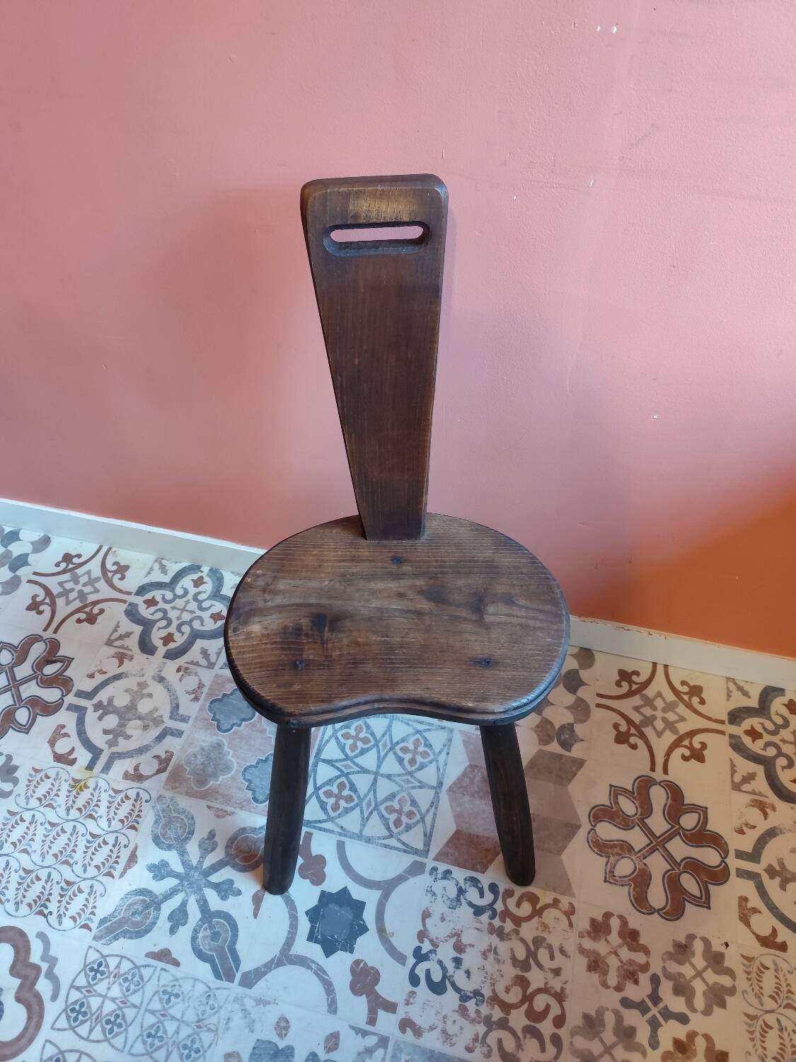 Vintage brutalist chair