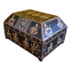 Anglo Indian Box With Painted Figures Of Musicians From The 1950s
