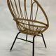 Vintage rattan chair by Dirk van Sliedregt Rohe Noordwolde 1960 in the Netherlands