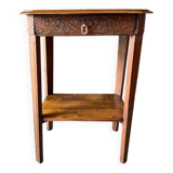 Vintage Art Deco side table / pedestal table