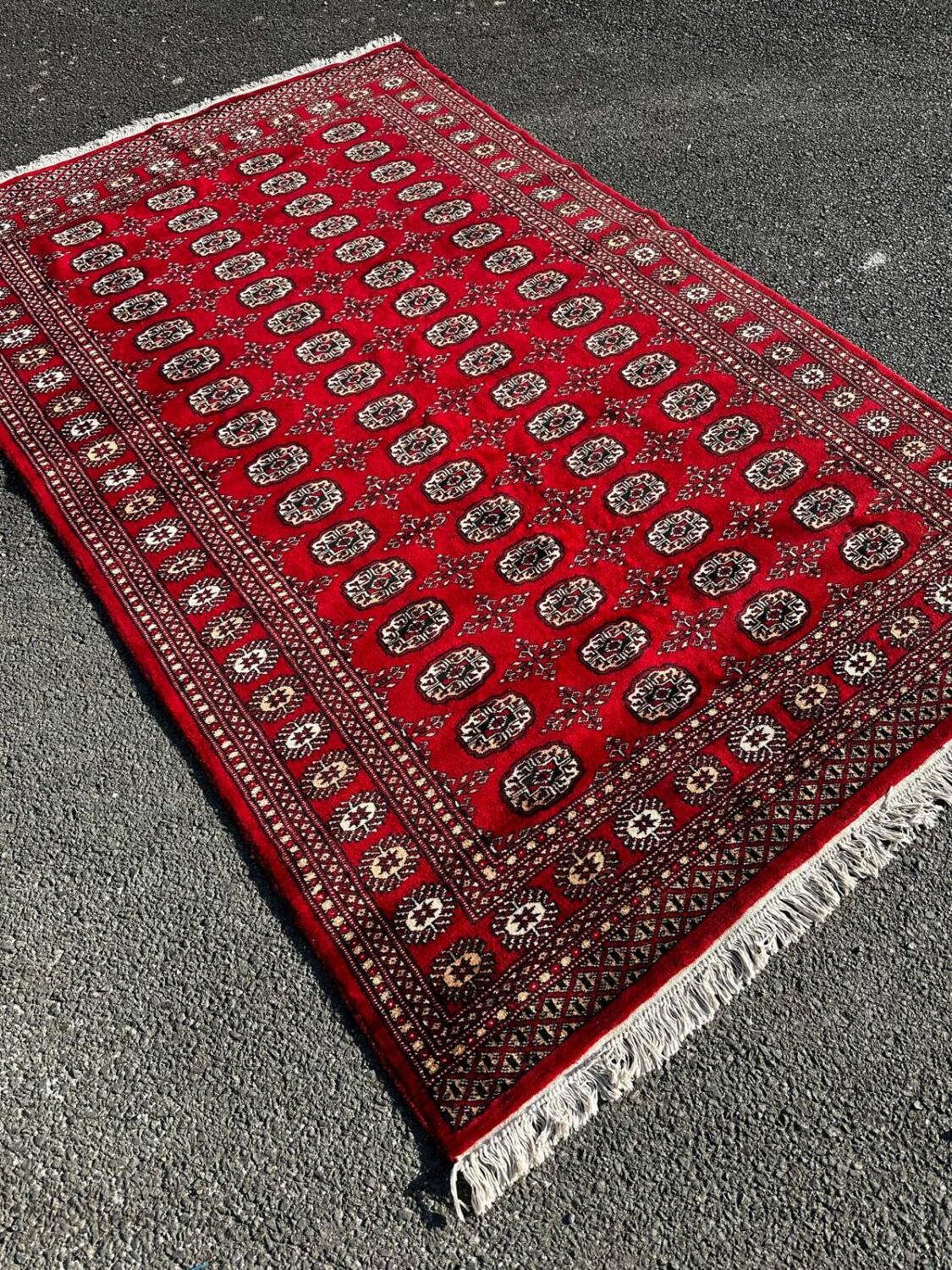 Handmade Bokhara carpet