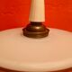 Suite of three hanging 1960, vintage opaline Scandinavian spirit