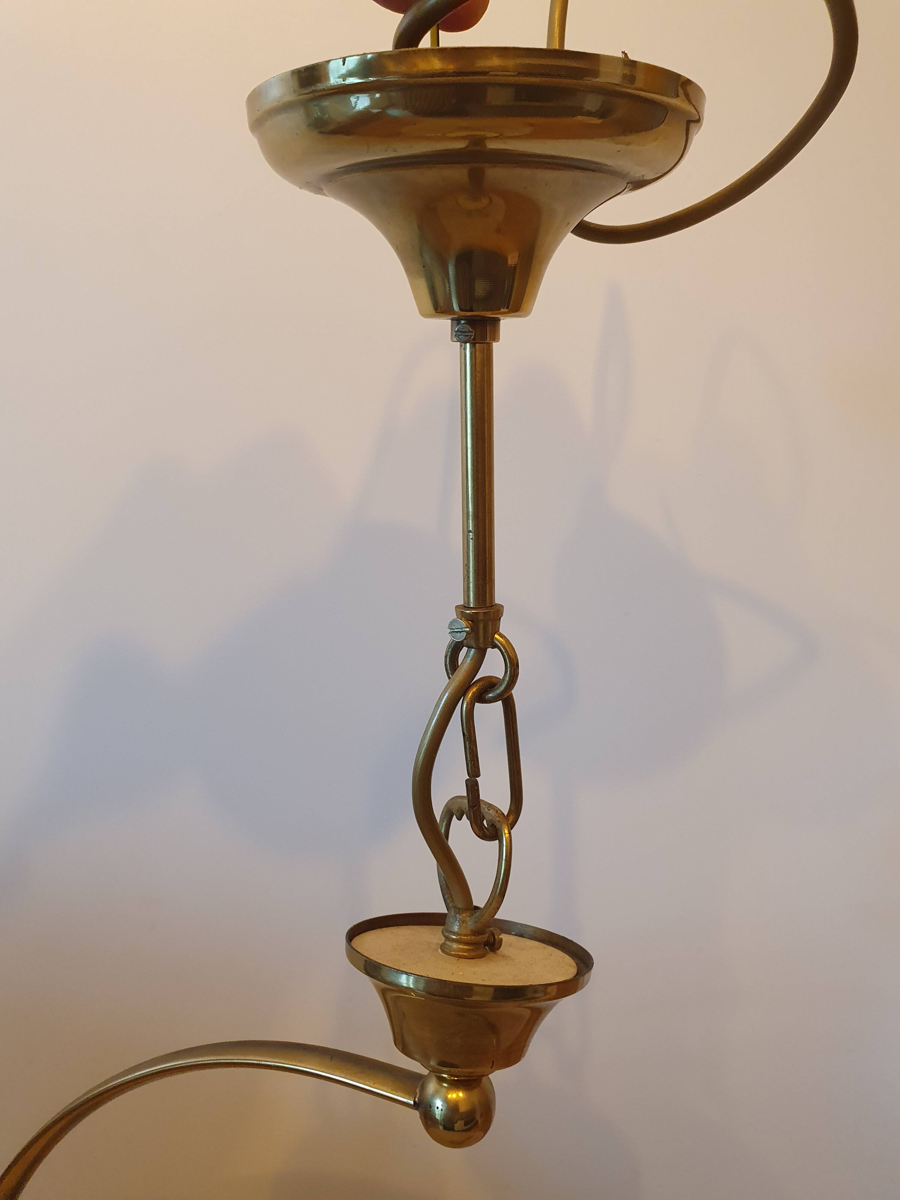 Suspension léton et verre