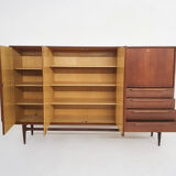 Teak highboard Model RT200/218 by Heinrich Riestenpatt for RT Mobel, Germany 1960's