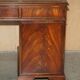 Partner desk Bevan Funnell in hardwood with leather top and gold leaf gilding.