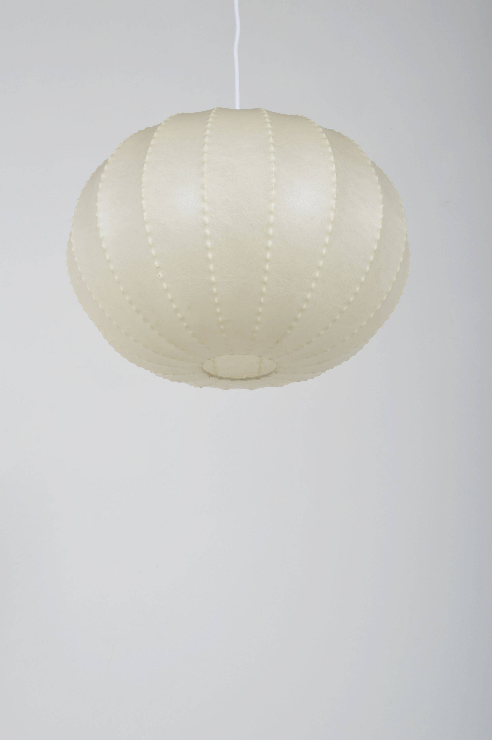 Vintage cocoon pendant lamp by Goldkant Leuchten, 1960s