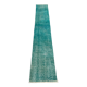 Vintage distressed turkish rug runner , 307 x 48 cm