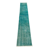 Tapis turc vintage en détresse 307 x 48 cm