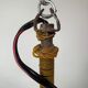 Art nouveau brass lamp, 1920's