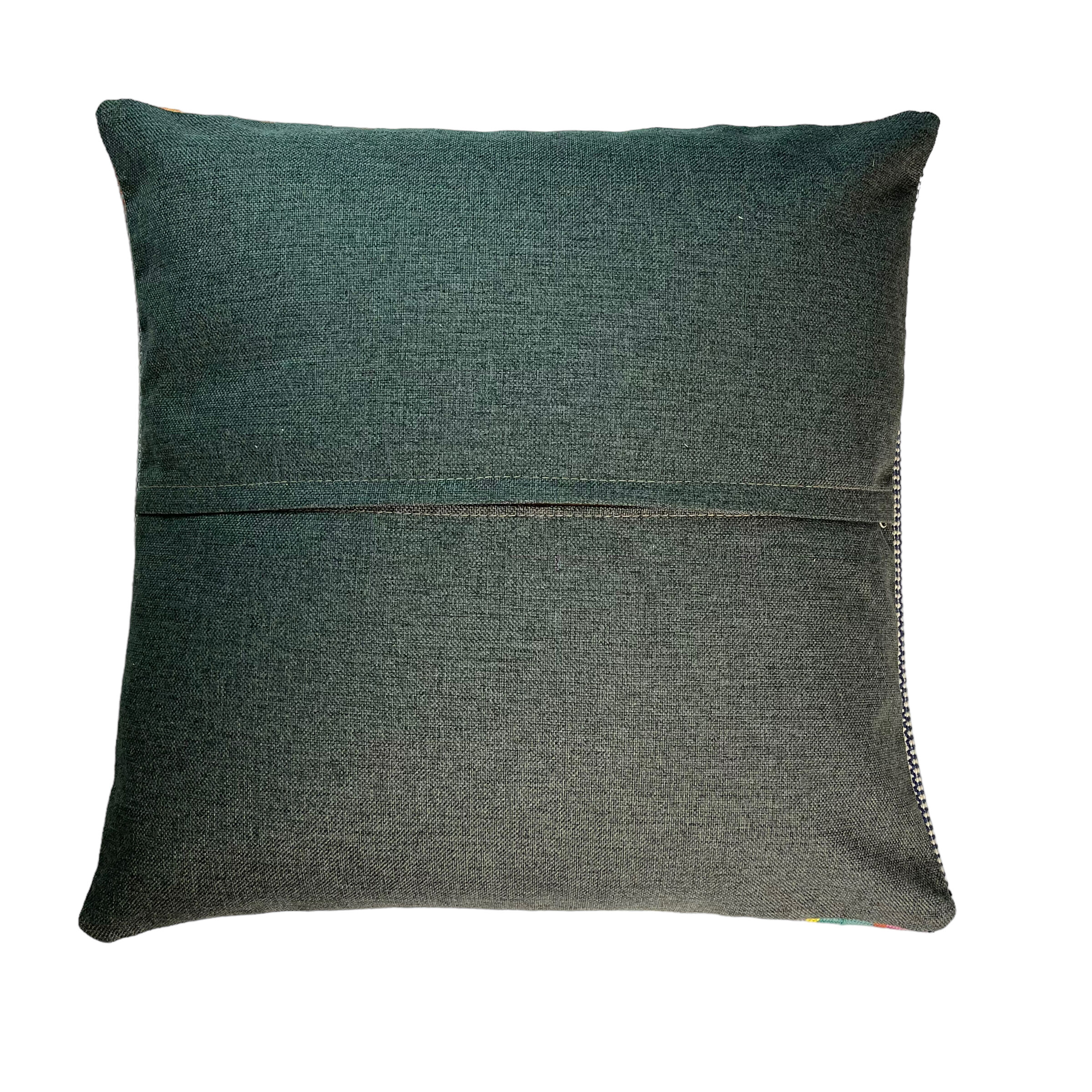 Vintage turkish kilim cushion cover , 60 x 60 cm