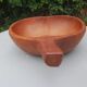 Vintage teak fruit cup