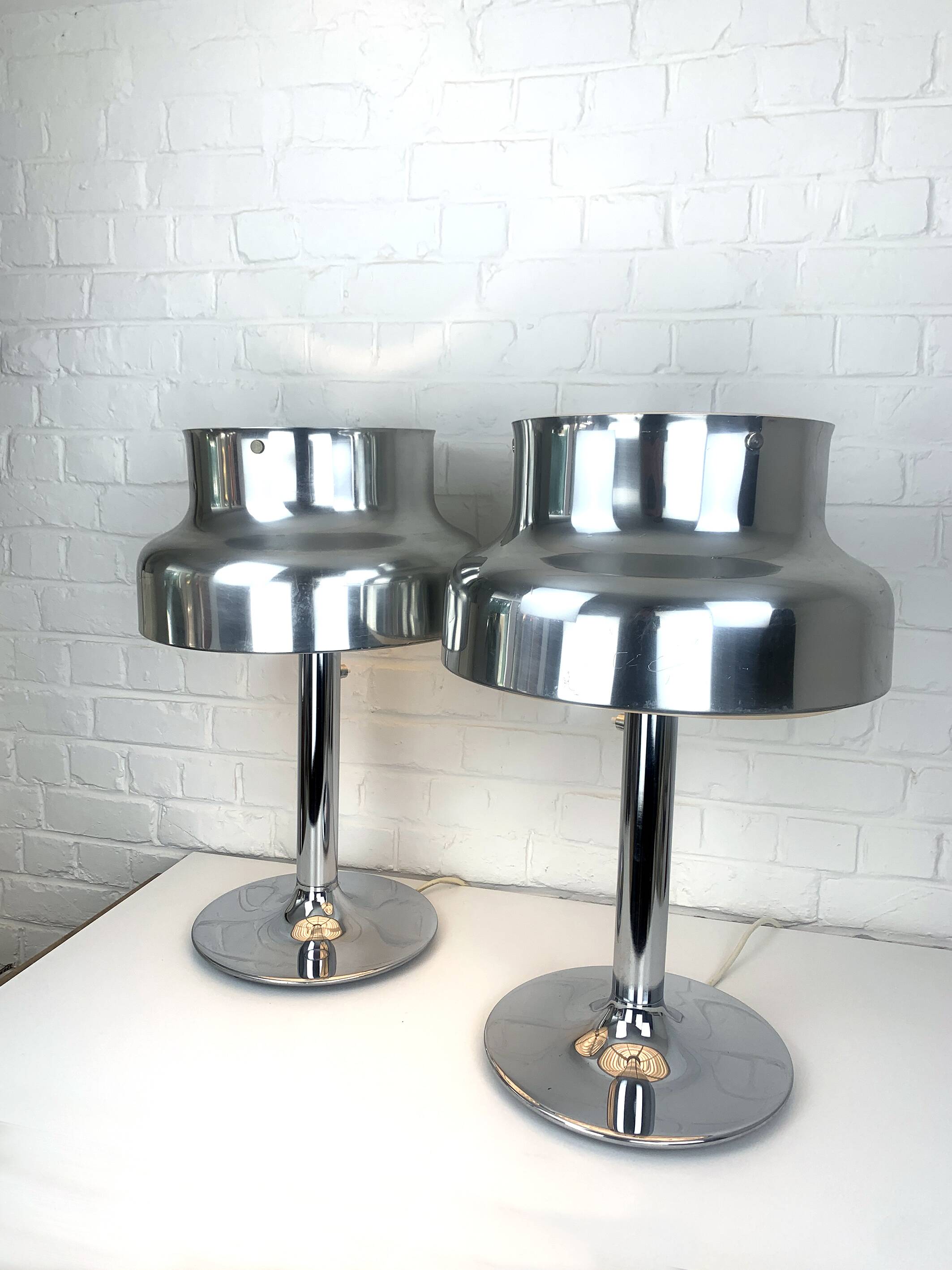 Pair of Bumling Anders Pehrson Table Lamps for Ateljé Lyktan, Space Age, 1960s