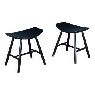 J36 stools by Ejvind A. Johansson for FDB Møbler, Denmark, 1960s, Set of 2
