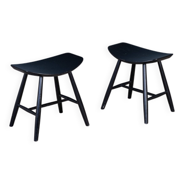 J36 stools by Ejvind A. Johansson for FDB Møbler, Denmark, 1960s, Set of 2