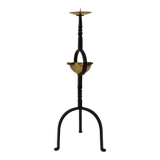 Mid-century candlestick and ashtray, 1960's