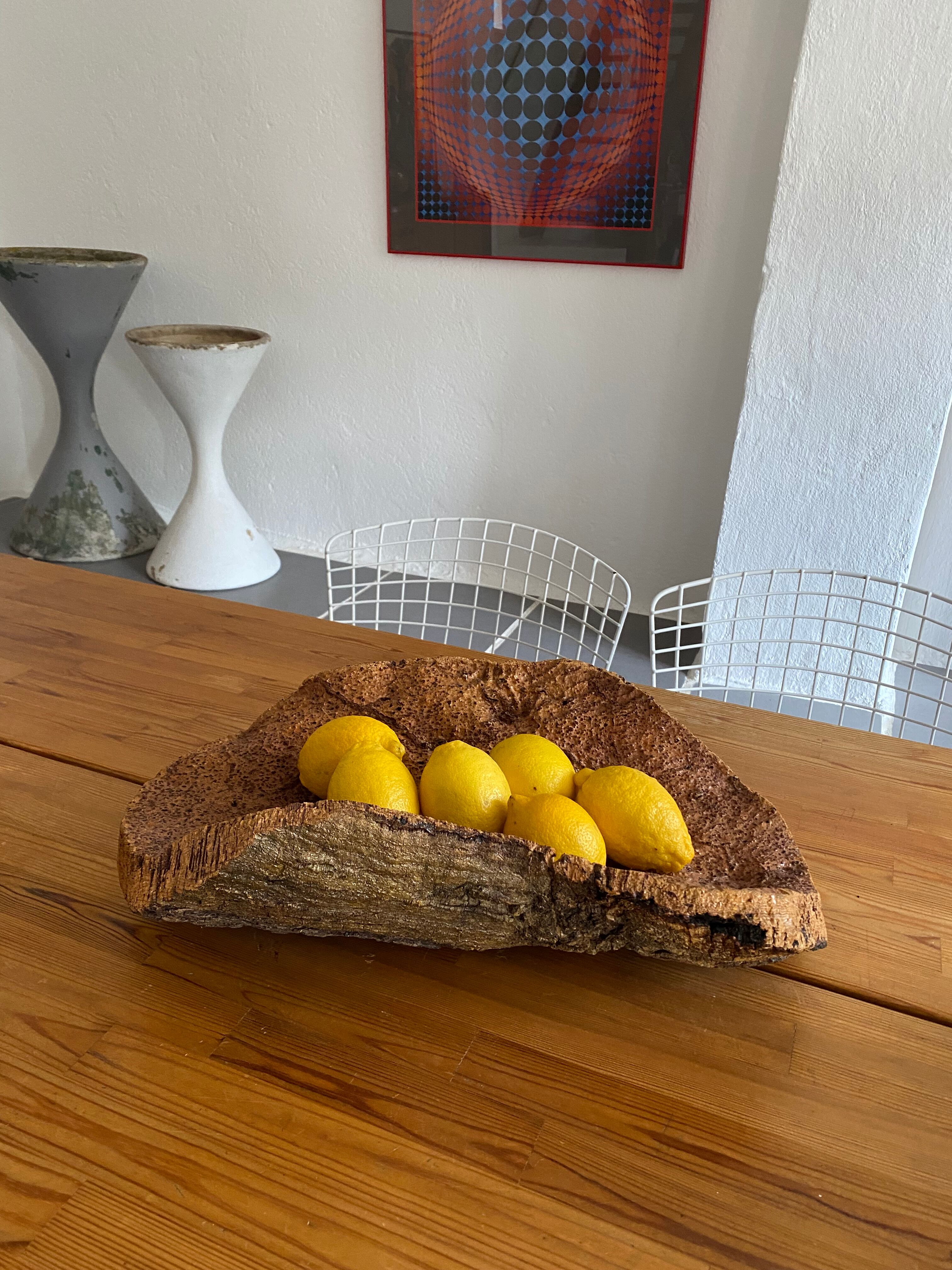 Natural cork cut free form vintage