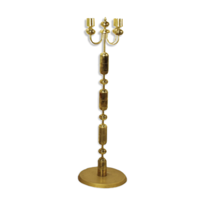 Vintage brass floor lamp   Kamenicky Senov