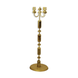 Vintage brass floor lamp | Kamenicky Senov