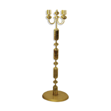 Vintage brass floor lamp | Kamenicky Senov