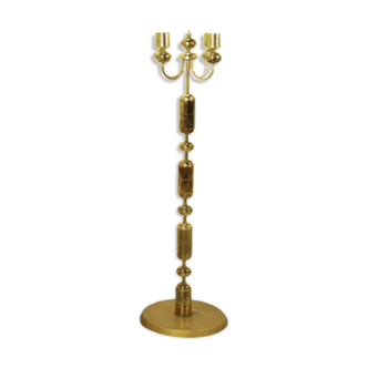 Vintage brass floor lamp | Kamenicky Senov