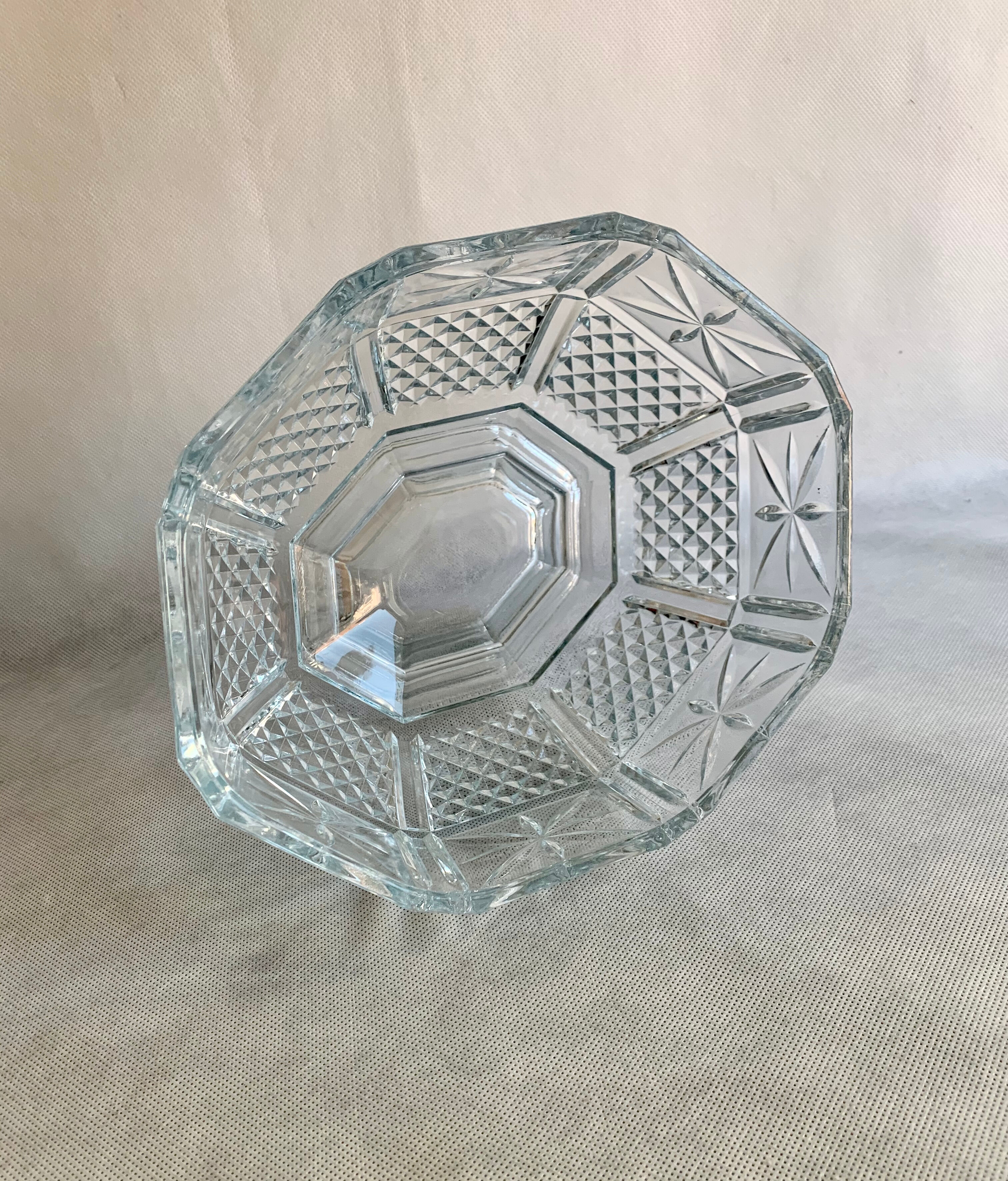 Glass fruit dish, 1960s