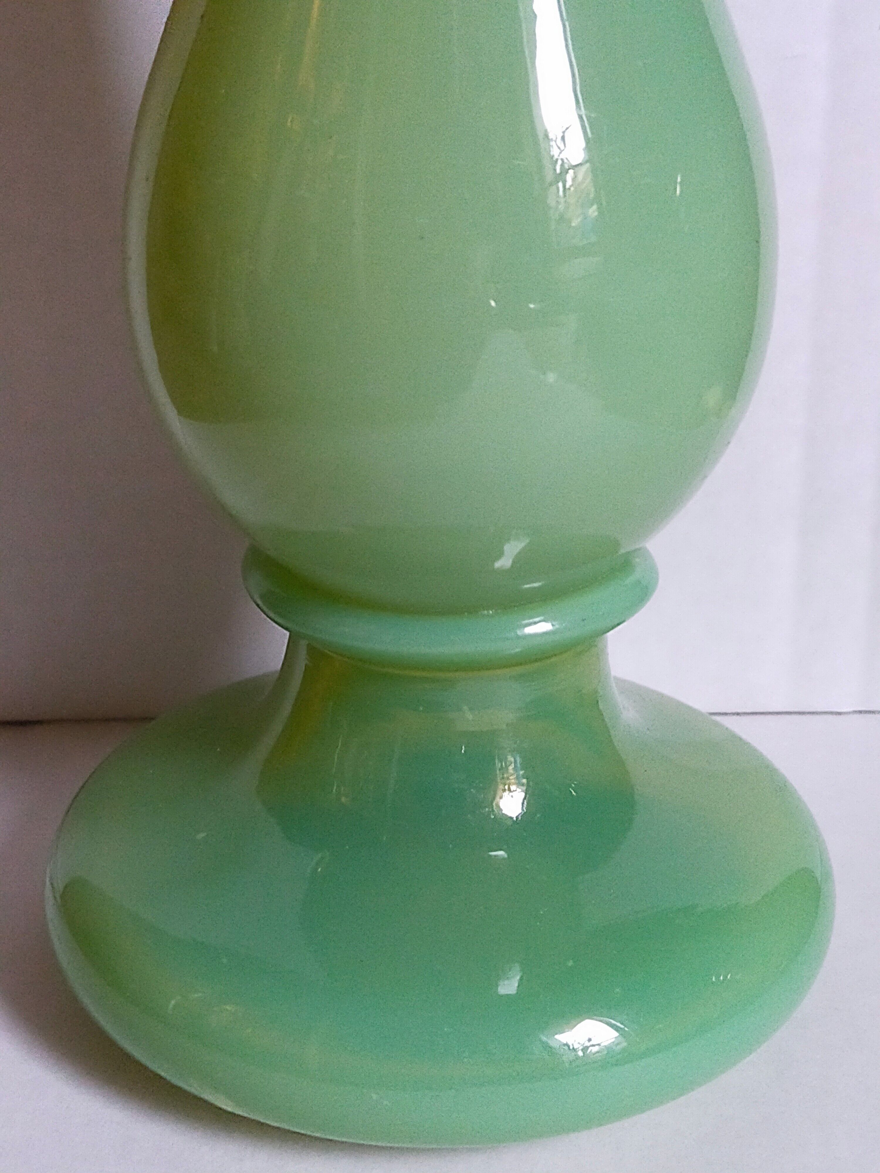Opaline soliflore vase early twentieth century