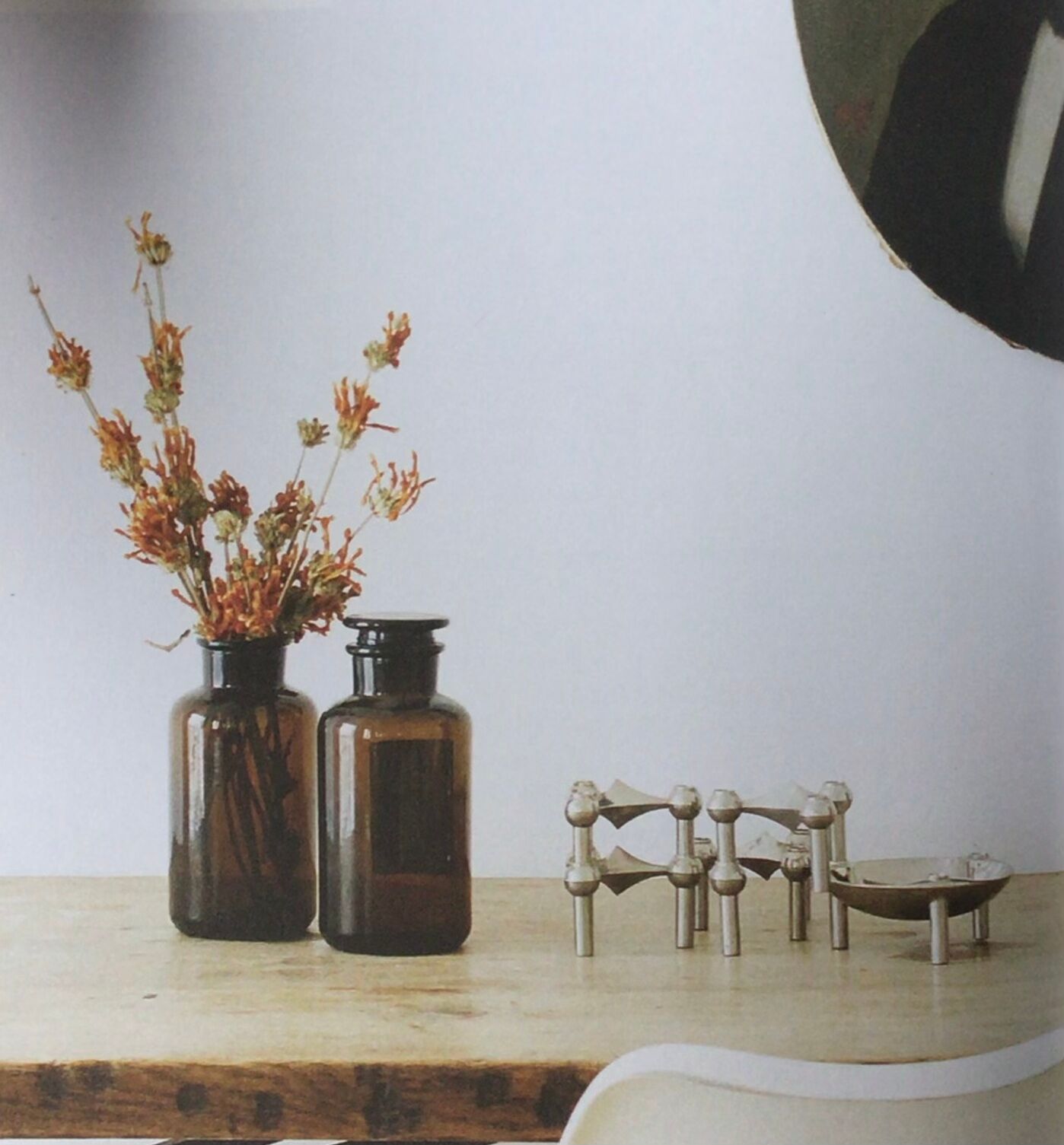 Candle holder Nagel Stoffi 3 pieces