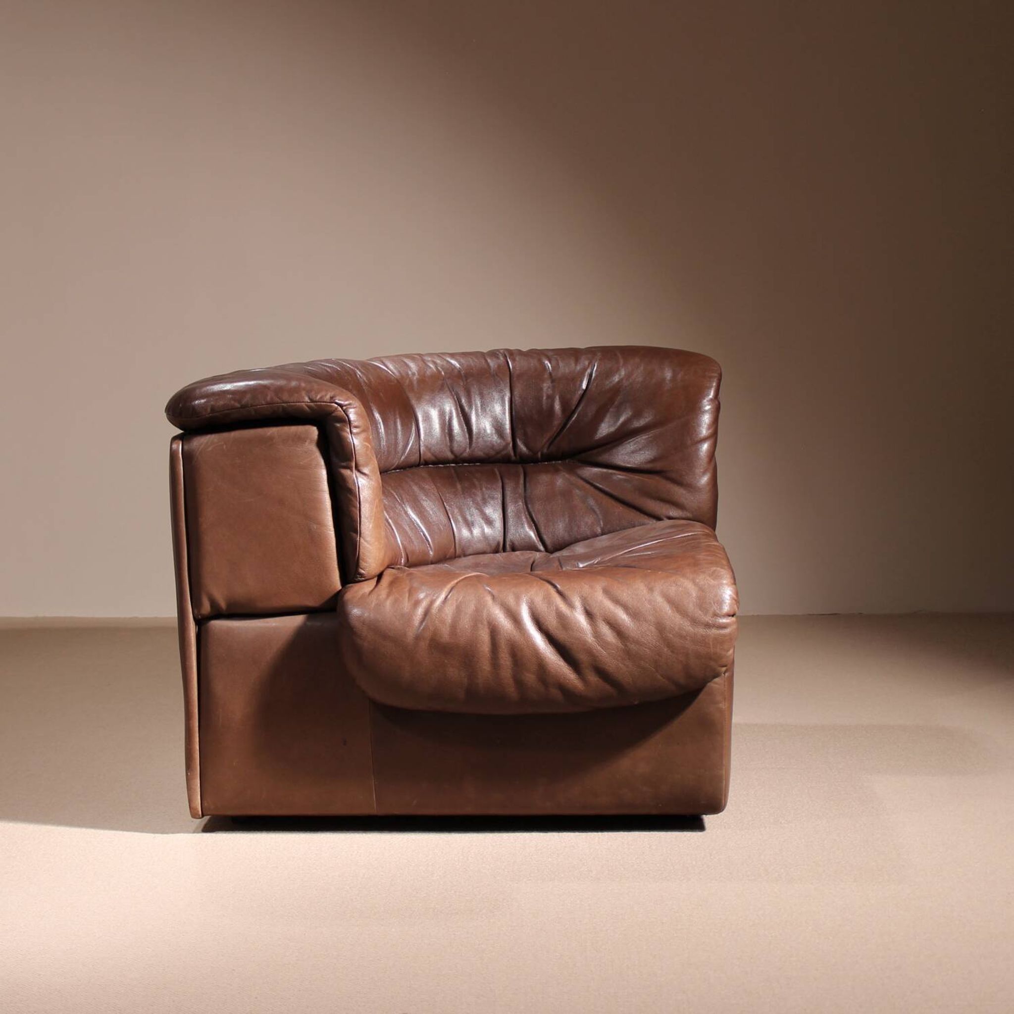Modular Leather Sofa ‚DS-14‘ by De Sede | Switzerland 1970s