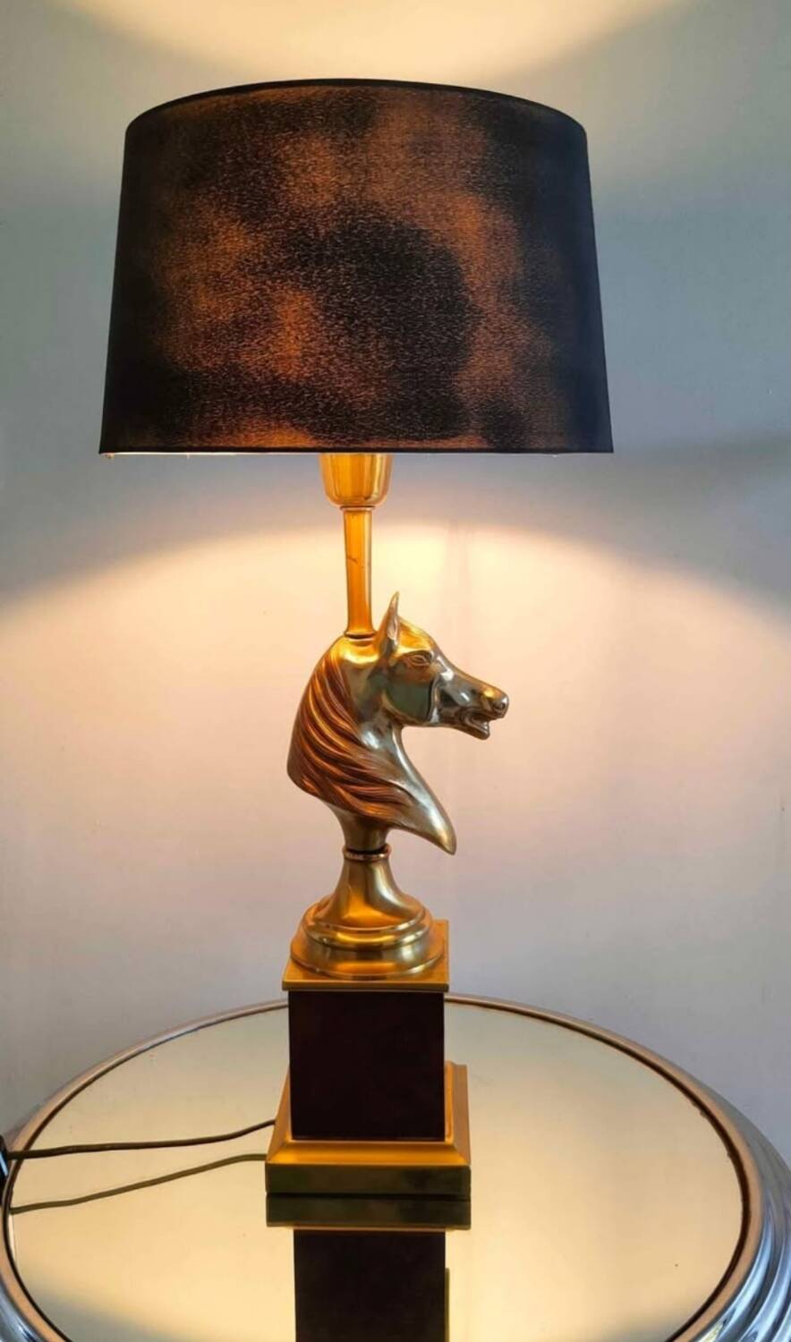 Vintage lamp in the style of Maison Charles